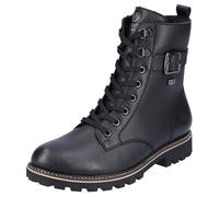 Winterboots REMONTE, Damen, Gr. 42, schwarz, Leder, Schuhe Winterboots, Blockabsatz, Schnürboots, Outdoorschuh mit Zierschnalle (30473631-42) schwarz