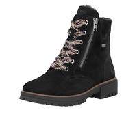 Winterboots REMONTE, Damen, Gr. 42, schwarz, Leder, Textil, unifarben, Schuhe Winterboots, Schnürboots mit wasserabweisender TEX-Membrane (77333624-42) schwarz