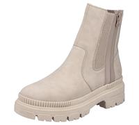 Winterboots RIEKER, Damen, Gr. 36, beige (creme), Elastischer Einsatz, Lederimitat, Schuhe Winterboots, mit kuscheligem Warmfutter (69585962-36)