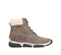 Winterboots RIEKER, Damen, Gr. 36, Warmfutter, braun, Lederimitat, Schuhe Winterboots, Schnürboots, Schnürstiefelette mit RiekerTEX-Technologie (83681649-36) braun