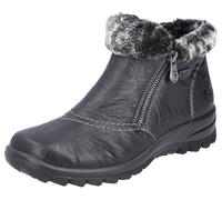 Winterboots RIEKER, Damen, Gr. 38, schwarz, Leder, Schuhe Winterboots, mit Rieker-TEX-Membran, Topseller (92781407-38) schwarz