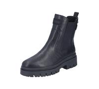 Winterboots RIEKER, Damen, Gr. 39, Warmfutter, schwarz, Lederimitat, Basic, Schuhe Winterboots, Chelseaboots, Winterstiefelette mit TEXMembran - schmale Form (55353757-39) schwarz
