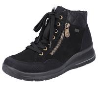 Winterboots RIEKER, Damen, Gr. 40, schwarz, Leder, Lederimitat, Schuhe Winterboots, mit Zierreißverschluss außen (63279730-40) schwarz