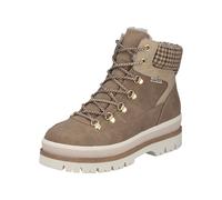 Winterboots RIEKER, Damen, Gr. 41, Warmfutter, beige, Lederimitat, Basic, Schuhe Winterboots, Winterstiefelette, Outdoorboots mit modischem Kragen (85795434-41) beige