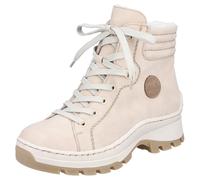 Winterboots RIEKER, Damen, Gr. 42, beige, Lederimitat, Schuhe Winterboots, mit seitlichem Rieker-Label, Topseller (54667652-42) beige
