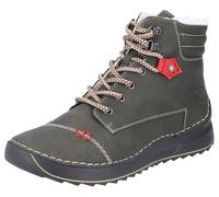 Winterboots RIEKER, Damen, Gr. 42, grün (dunkelgrün), Lederimitat, Schuhe Winterboots, mit Warmfutter (49685265-42) dunkelgrün