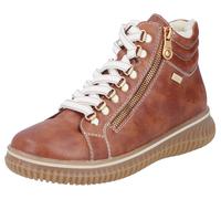 Winterboots RIEKER, Damen, Gr. 43, braun, Lederimitat, Schuhe Winterboots, Schnürboots, Stiefelette mit wasserabweisender riekerTEX-Membran (46418458-43)