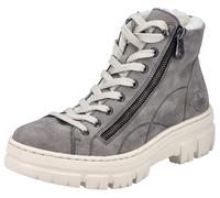 Rieker, Schnürstiefel, Damen, Grau, Größe EU 43