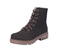 Winterboots RIEKER, Damen, Gr. 43, Warmfutter, braun, Lederimitat, Basic, Schuhe Winterboots, Schnürboots, Schnürstiefelette mit zweckmäßigem Reißverschluss (54531012-43) braun