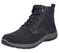 Winterboots RIEKER, Herren, Gr. 40, schwarz, Leder, Lederimitat, Schuhe Winterboots, Outdoorschuh, Schnürboots, Stiefelette mit riekerTEX-Membran, Topseller (44873525-40) schwarz
