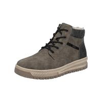 Winterboots RIEKER, Herren, Gr. 42, grau (taupe), Lederimitat, Textil, Schuhe Winterboots, Casual-Stiefelette, Schnürboots mit riekerTEX-Membran (92906450-42) taupe
