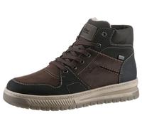 Winterboots RIEKER, Herren, Gr. 44, braun (dunkelbraun kombiniert), Leder, Lederimitat, Textil, Schuhe Winterboots, Sneaker, Schnürboots - 150 Jahre RIEKER Jubiläumsartikel (52153924-44) dunkelbraun k