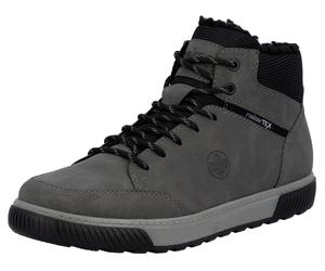 Winterboots RIEKER, Herren, Gr. 44, grau (grau, schwarz), Lederimitat, Textil, Schuhe Winterboots, in sportiver Optik (51916326-44) grau, schwarz