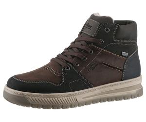Winterboots RIEKER, Herren, Gr. 45, braun (dunkelbraun kombiniert), Leder, Lederimitat, Textil, Schuhe Winterboots, Sneaker, Schnürboots - 150 Jahre RIEKER Jubiläumsartikel (52153924-45) dunkelbraun k