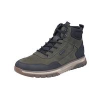 Winterboots RIEKER, Herren, Gr. 45, weiß (oliv, schwarz), Nubukleder, Textil, Schuhe Winterboots, Schnürboots, Stiefelette mit riekerTEX-Membran (83420926-45) oliv, schwarz
