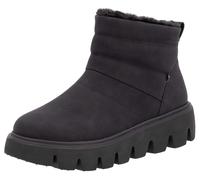 Winterboots RIEKER SPORT, Damen, Gr. 41, schwarz, Nubukleder, unifarben, Schuhe Winterboots, Schlupfboots, Stiefelette mit herausnehmbarer Soft-Einlage (93428661-41) schwarz