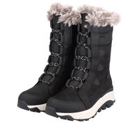 Winterboots RIEKER SPORT, Damen, Gr. 42, schwarz, Leder, Textil, Schuhe Winterboots, Schneeboots, Winterboots mit Lammwollfutter, Fiber Grip Laufsohle, Topseller (35571605-42) schwarz