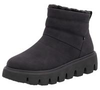 Winterboots RIEKER SPORT, Damen, Gr. 43, schwarz, Nubukleder, unifarben, Schuhe Winterboots, Schlupfboots, Stiefelette mit herausnehmbarer Soft-Einlage (93428661-43) schwarz