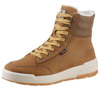 Winterboots RIEKER SPORT, Herren, Gr. 41, braun (cognac, braun), Leder, Schuhe Winterboots, Stiefelette, Schnürboots mit TEX-Membran (30003946-41) cognac, braun