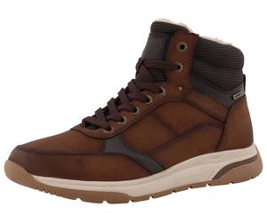 Winterboots ROMIKA, Herren, Gr. 43, braun (dunkelbraun), Lederimitat, Schuhe Winterboots, Schnürboots, Winterschuh mit Reißverschluss (12976726-43) dunkelbraun