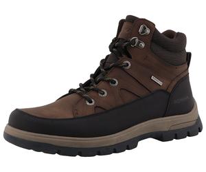 Winterboots ROMIKA, Herren, Gr. 43, braun (dunkelbraun), Lederimitat, Textil, Schuhe Winterboots, Winterstiefelette, Outdoorschuh, Schnürboots mit Innenreißverschluss (65789124-43) dunkelbraun