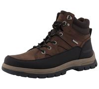 Winterboots ROMIKA, Herren, Gr. 46, braun (dunkelbraun), Lederimitat, Textil, Schuhe Winterboots, Winterstiefelette, Outdoorschuh, Schnürboots mit Innenreißverschluss (65789124-46) dunkelbraun