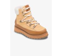 Winterboots ROXY "AZELIE", Damen, Gr. 36, tan, braun, Leder, Synthetik, Schuhe Winterboots, Winterschuhe, Winterstiefel, Snowboots, wasserabweisend & gefüttert (48203262-36) tan, braun