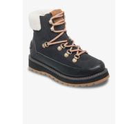 Winterboots ROXY "AZELIE", Damen, Gr. 39, schwarz, Leder, Synthetik, Schuhe Winterboots, Winterschuhe, Winterstiefel, Snowboots, wasserabweisend & gefüttert (44073732-39) schwarz