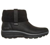 Winterboots SKECHERS "EASY GOING-", Damen, Gr. 40, schwarz, Lederimitat, Textil, Schuhe Winterboots, Winterstiefelette, Boots mit Strickeinsatz am Schaft (43210808-40) schwarz