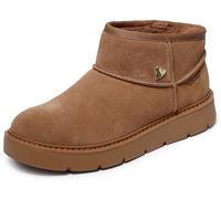 Skechers Keepsakes Cozy Mini-Schneestiefel für Damen, freihändig, Kastanie, 38 EU