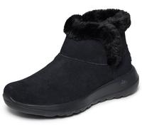 Winterboots SKECHERS "On the Go Joy - Bundle Up", Damen, Gr. 40, Warmfutter, schwarz, Veloursleder, Schuhe Winterboots, Snowboots mit Fellimitat-Besatz (25704004-40) schwarz