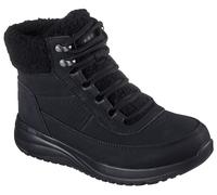 Winterboots SKECHERS "ON-THE-GO STELLAR", Damen, Gr. 39, schwarz, Lederimitat, Textil, unifarben, Schuhe Winterboots, Schnürstiefel, Trekkingschuh mit ULTRA GO Dämpfung, Topseller (63794911-39) schwar