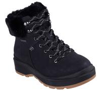 Winterboots SKECHERS "PARK CITY", Damen, Gr. 38, schwarz, Lederimitat, Schuhe Winterboots, Snowboots, Schnürstiefel mit rutschhemmender Laufsohle, Topseller (70220361-38) schwarz