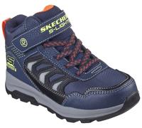 Winterboots SKECHERS "Storm Blazer - Glow Roam", Kinder, Gr. 29, blau (navy, schwarz), Lederimitat, Textil, Schuhe Winterboots, Kindergarten Schuh, Klettstiefel, Blinkschuh mit TEX-Membrane (86268900-