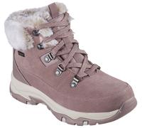 Winterboots SKECHERS "TREGO", Damen, Gr. 35, lila (mauve), Veloursleder, Schuhe Winterboots, Chunky Boots, Freizeitschuh, Winterstiefel mit Plateausohle (88276325-35)