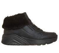 Winterboots SKECHERS "UNO LITE", Mädchen, Gr. 31, Textil, schwarz, uni, Lederimitat, Schuhe Winterboots, Stiefelette, High Top Sneaker, Größenschablone zum Download (84750623-31) schwarz, uni