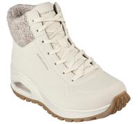 Winterboots SKECHERS "UNO RUGGED", Damen, Gr. 35, beige (natur), Lederimitat, Textil, Schuhe Winterboots, Snowboots mit Skech-Air-Luftkammernsohle, Topseller (98273123-35) natur