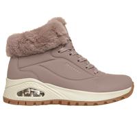 Winterboots SKECHERS "UNO RUGGED-", Damen, Gr. 36, rosa (mauve), Lederimitat, Schuhe Winterboots, Winterstiefelette, High-Top-Sneaker mit SkechAir Luftkissensohle (30877011-36) mauve