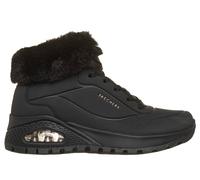 Winterboots SKECHERS "UNO RUGGED-", Damen, Gr. 37, schwarz (schwarz unifarben), Lederimitat, Schuhe Winterboots, Winterstiefelette, High-Top-Sneaker mit SkechAir Luftkissensohle (99119545-37) schwarz