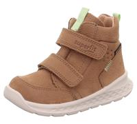 Winterboots SUPERFIT "BREEZE WMS: mittel", Jungen, Gr. 25, braun (hellbraun), Nubukleder, unifarben, Schuhe Winterboots, Babyschuh, Klettschuh mit GORE-Tex, Größenschablone zum Download (47210358-25)