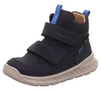 Winterboots SUPERFIT "BREEZE WMS: mittel", Jungen, Gr. 27, blau (dunkelblau), Nubukleder, unifarben, Schuhe Winterboots, Babyschuh, Klettschuh mit GORE-Tex, Größenschablone zum Download (55159334-27)