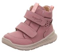 Winterboots SUPERFIT "BREEZE, WMS: mittel", Mädchen, Gr. 27, lila (flieder), Nubukleder, unifarben, Schuhe Winterboots, Babyschuh, Klettschuh mit GORE-Tex, Größenschablone zum Download (59059064-27) f