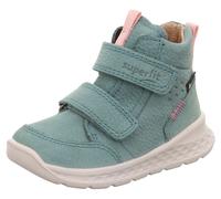 Winterboots SUPERFIT "BREEZE WMS: mittel", Mädchen, Gr. 28, grün (mintgrün), Nubukleder, unifarben, Schuhe Winterboots, Babyschuh, Klettschuh mit GORE-Tex, Größenschablone zum Download (93638828-28) m