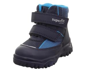 Winterboots SUPERFIT "HUSKY WMS: Mittel", Mädchen, Gr. 23, blau (blau, türkis), Lederimitat, Polyester, Basic, Schuhe Winterboots, Snowboots mit wasserdichtem GORE TEX, Größenschablone zum Download (9