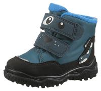 Winterboots SUPERFIT "HUSKY WMS: Mittel", Mädchen, Gr. 25, schwarz (blaugrau, schwarz), Polyester, Textil, Schuhe Winterboots, Snowboots mit wasserdichtem GORE TEX, Größenschablone zum Download (68382