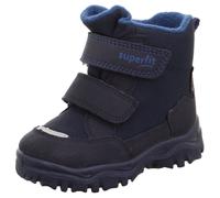Winterboots SUPERFIT "HUSKY1, WMS: mittel", Mädchen, Gr. 22, blau (dunkelblau, blau), Textil, Schuhe Winterboots, Snowboots mit wasserdichtem SYMPATEX, Größenschablone zum Download (61428448-22) dunke