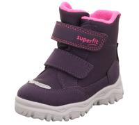 Winterboots SUPERFIT "HUSKY1, WMS: mittel", Mädchen, Gr. 23, lila (lila, pink), Textil, Schuhe Winterboots, Snowboots mit wasserdichtem SYMPATEX, Größenschablone zum Download (76907024-23) lila, pink