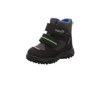 Winterboots SUPERFIT "HUSKY1, WMS: mittel", Mädchen, Gr. 23, schwarz, blau, Lederimitat, Textil, Schuhe Winterboots, Snowboots mit wasserdichtem GORE TEX, Größenschablone zum Download (21962337-23) sc