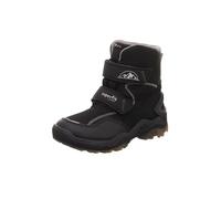 Winterboots SUPERFIT "JUPITER, WMS: weit", Mädchen, Gr. 39, schwarz (schwarz, grau), Schuhe Winterboots, Klettboots mit reflektierenden Details, Größenschalone zum Download (12430139-39) schwarz, grau