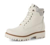 Winterboots TAMARIS, Damen, Gr. 41, sanftes weiß, Leder, unifarben, Schuhe (68554764-41) sanftes weiß